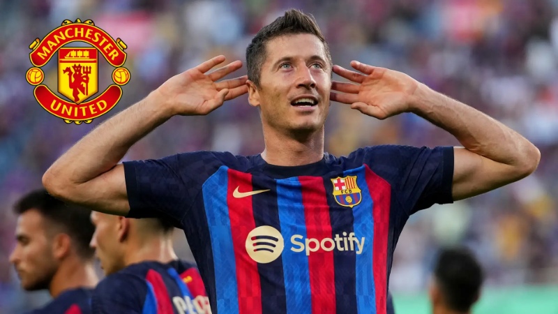 Lewandowski kết hợp với Sesko tại Man Utd