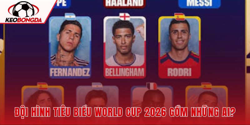 Đội hình 11 cầu thủ nổi bật được người hâm mộ bình chọn sau World Cup 2026