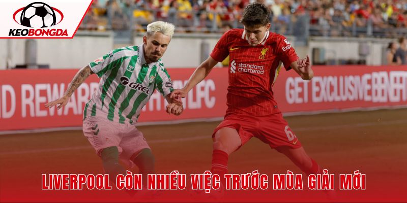 Hàng thủ và thể lực là những vấn đề Liverpool cần cải thiện