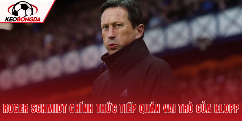 Roger Schmidt trở thành người đứng đầu chiến lược bóng đá toàn cầu của Red Bull